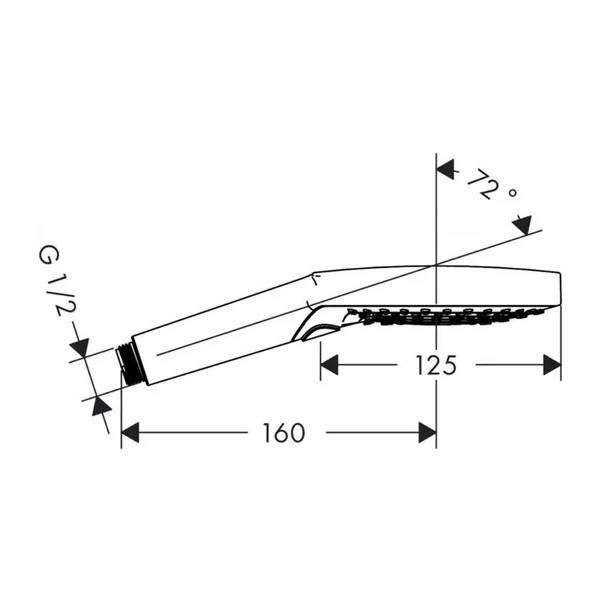 Para de dus Hansgrohe Raindance Select S 120 crom lucios 3 functii [2]