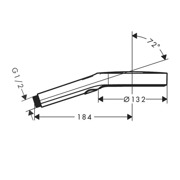 Para de dus Hansgrohe Rainfinity 130 alb mat 3 tipuri de jet [1]