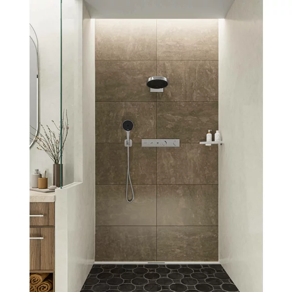Para de dus Hansgrohe Rainfinity 130 alb mat 3 tipuri de jet [8]