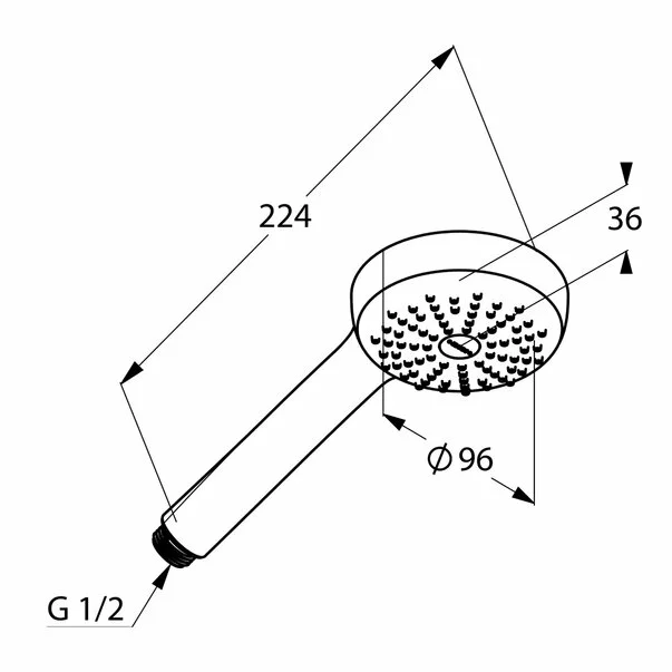 Pare, furtunuri si accesorii - Para de dus Kludi Logo crom