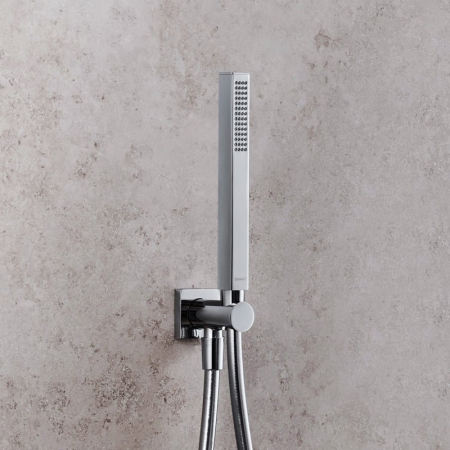 Para dus Duravit UV0640002010, 22 mm, 222 mm, 1 functii, 1/2 racord, sistem anticalcar, universal, Crom [2]