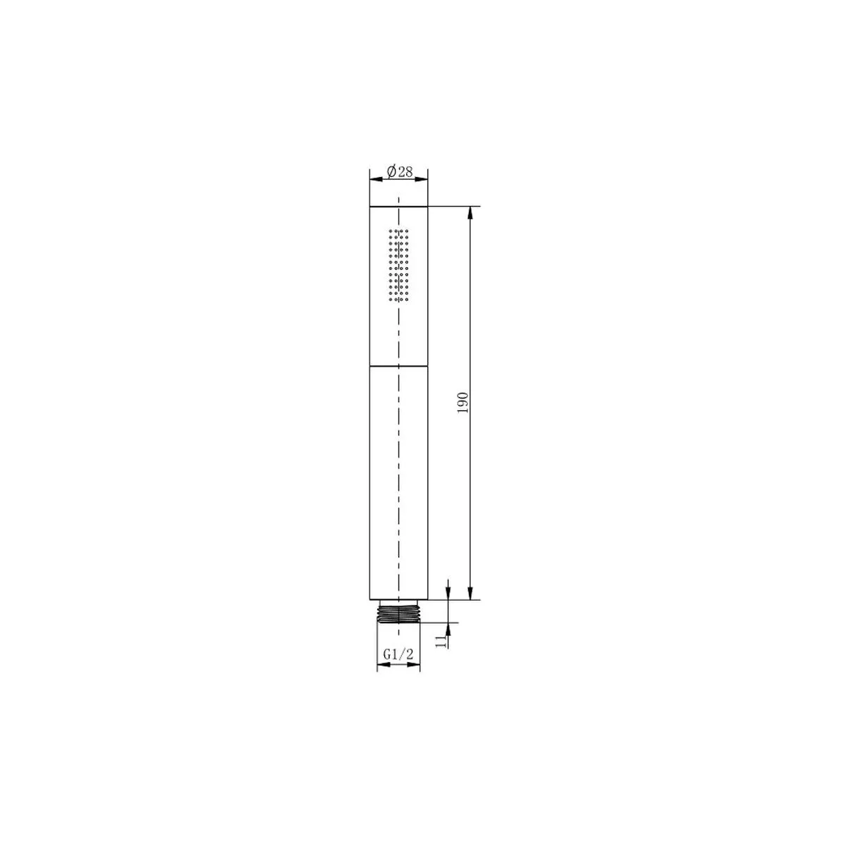 Para dus Fdesign Inula, 28 mm, 1 functie, crom, FD8-106-11 [2]