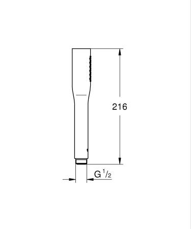 Para dus Grohe 27400DA0, Euphoria Stick, universala, 30 mm, 1 functie, lucios, cupru [3]