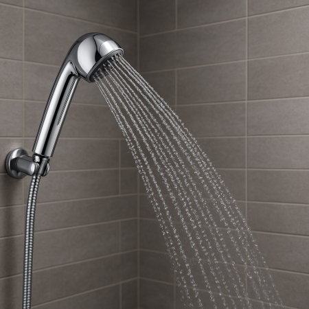 Para dus Remer Rubinetterie 331K47, 2 functii, sistem anticalcar, finisaj crom lucios, ABS cromat [1]