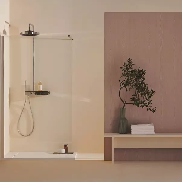 Paravan de dus tip Walk-in Ideal Standard i.life 120x200 cm sticla 8 mm argintiu [2]