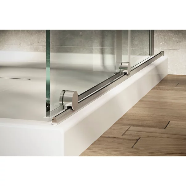 Paravan de dus tip Walk-in Mediterraneo Vario crom-transparent 120 cm sticla securizata 8 mm [3]