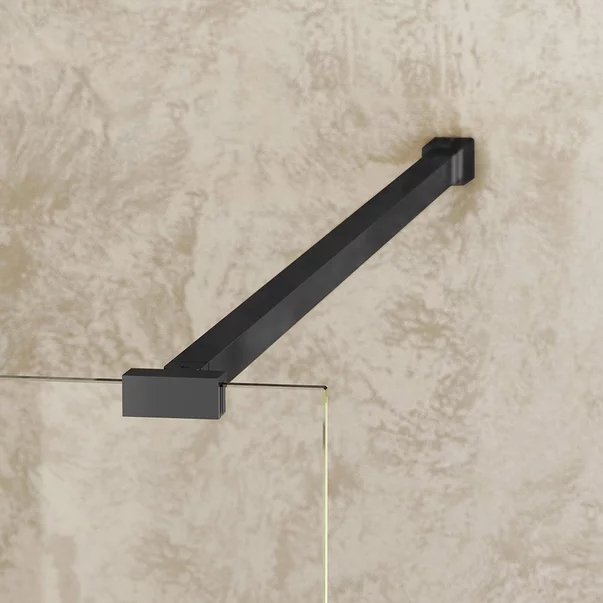 Paravan de dus tip Walk-in Roth Melina 120x200 cm profil negru [1]