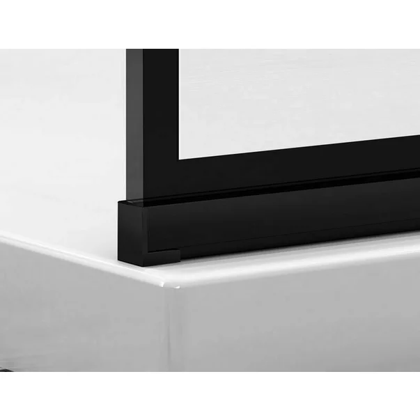 Paravan de dus tip Walk-in SanSwiss Easy STR4P Loft 75 negru mat 140x200 cm sticla securizata 8 mm [5]