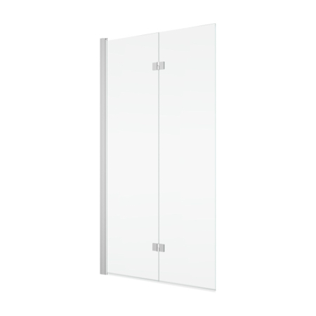 Zona de dus - Paravan pentru cadă Ronal, Solino, plabilă, 90X150 cm, profil crom