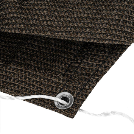 Paravan plasa umbrire pentru balustrada balcon, 95% umbrire, impermeabila, 500x100 cm, maro [20]