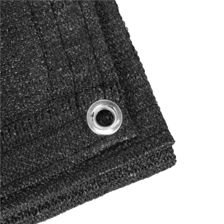 Paravan plasa umbrire pentru balustrada balcon, 95% umbrire, impermeabila, 500x120 cm, antracit [3]