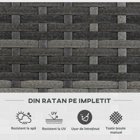  Pat De Flori De Sine Statator Pentru Gradina, Jardiniera Pentru Plante Cataratoare 84x30x107cm Gri Deschis [6]