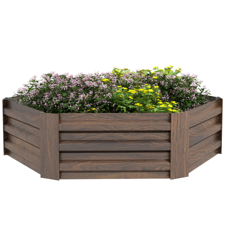Living & hol -  Pat Galvanizat Inaltat pentru Gradina, Cutie de Plantare