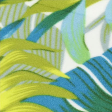 Patura pentru picnic sau plaja, cu folie izolatoare si maner, 150x200cm, model frunze, verde [7]