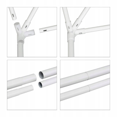 Pavilion cu plasa anti-insecte si fermoar, patrat, 3x3m, Verde [7]