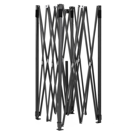 Pavilion pliabil de gradina 3x3 m, cu 3 pereti laterali pentru protectie impotriva vantului si ploii usoare, prelata hidrofoba Oxford 420D, cadru din [9]