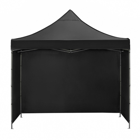 Pavilion pliabil de gradina 3x3 m, cu 3 pereti laterali pentru protectie impotriva vantului si ploii usoare, prelata hidrofoba Oxford 420D, cadru din [32]