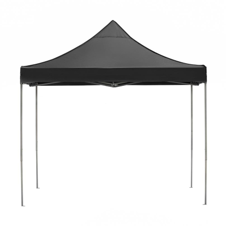 Pavilion pliabil de gradina 3x3 m, cu 3 pereti laterali pentru protectie impotriva vantului si ploii usoare, prelata hidrofoba Oxford 420D, cadru din [33]