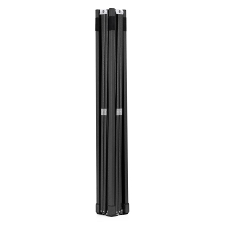 Pavilion pliabil gradina 3x3 m cu acoperis impermeabil si 3 pereti laterali, structura metalica, inaltime reglabila, negru [16]