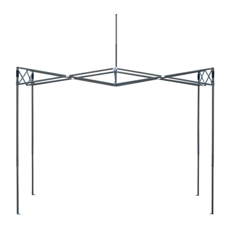 Pavilion pliabil gradina 3x3 m cu acoperis impermeabil si 3 pereti laterali, structura metalica, inaltime reglabila, negru [26]