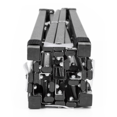 Pavilion pliabil gradina 3x3 m cu acoperis impermeabil si 3 pereti laterali, structura metalica, inaltime reglabila, negru [15]