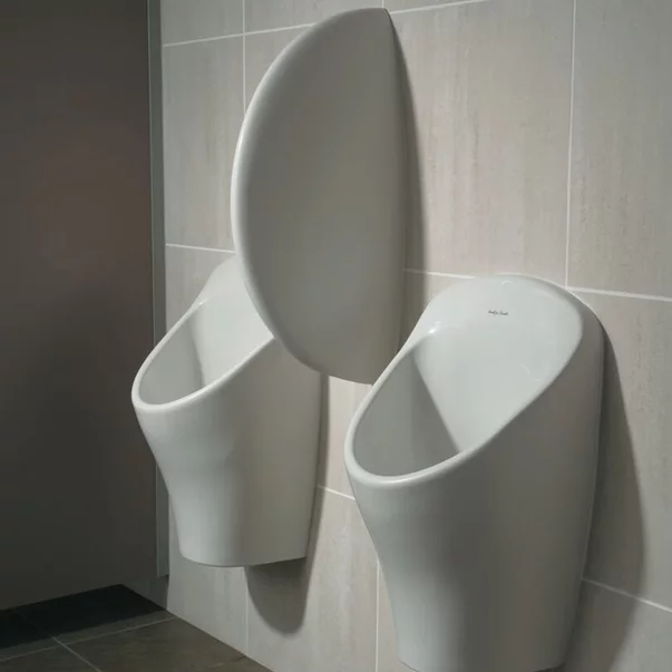 Perete despartitor pentru pisoare Ideal Standard din ceramica alb [3]