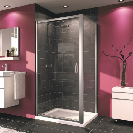 Zona de dus - Perete lateral fix Huppe, X1A, pentru cabina de dus, 80 x 190 cm