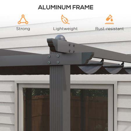  Pergola cu Acoperis Retractabil de 3 x 4 (m) [6]