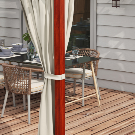  Pergola de Gradina cu Pereti Laterali [8]