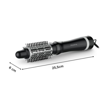 Perie cu aer cald Express Style CF6320F0, 3 accesorii, cablu rotativ 360°, negru & argintiu [5]