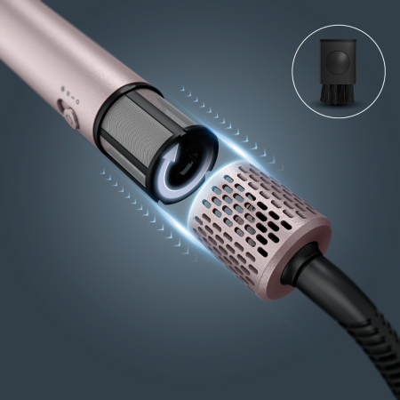 Perie cu aer cald Rowenta Air Brush 3D Nano UB9D30E0, 810 W, flux de aer 160 km/h, 3 trepte viteza si temperatura, tehnologie Air Switch, functie ioni [1]