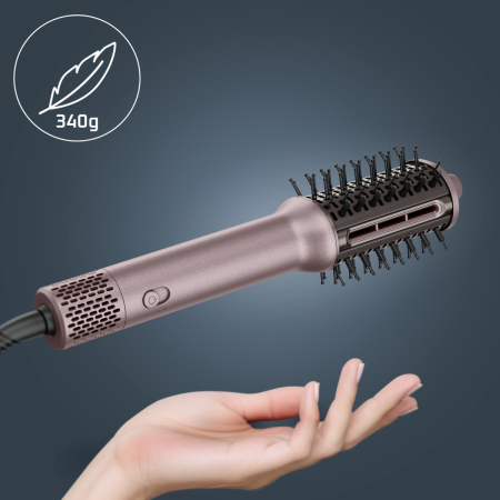 Perie cu aer cald Rowenta Air Brush 3D Nano UB9D30E0, 810 W, flux de aer 160 km/h, 3 trepte viteza si temperatura, tehnologie Air Switch, functie ioni [3]