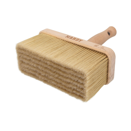Unelte de vopsit si tencuit - Perie de banc Hardy 180 mm, seria *82*, amestec de peri si peri sintetici, maner din lemn