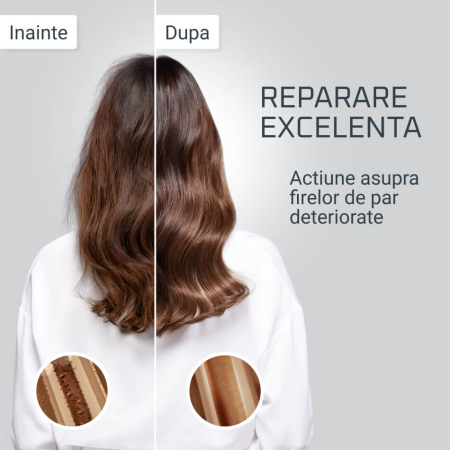Perie de par reparatoare cu abur Rowenta Hair Therapist™ CF9920F0, 165 W, tehnologie Thermal Care, invelis Keratin, oprire automata, afisaj LED, alb [3]