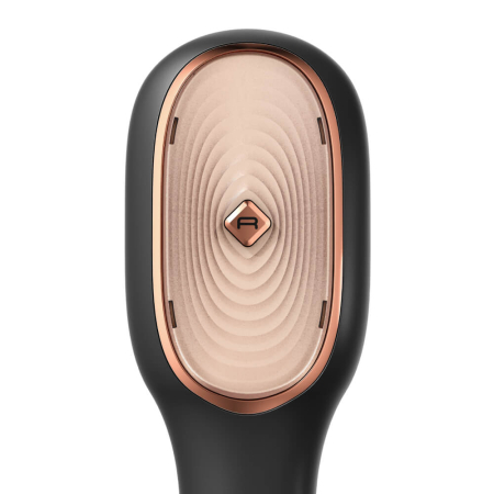 Perie de par reparatoare cu abur Rowenta Hair Therapist™ CF9940F0, 165 W, tehnologie Thermal Care, invelis Keratin, oprire automata, afisaj LED, geanta pentru transport, negru/maro [13]