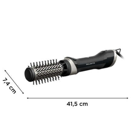 Perie rotativa cu aer cald Rowenta Brush Activ UB9530F0, 1000W, 2 trepte de viteza/temperatura, 2 perii rotative 40/50mm, concentrator aer, husa inclusa, functie jet de aer rece, generator de ioni, in [8]