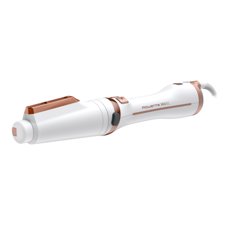 Perie rotativa cu aer cald Rowenta Brush Activ Ultimate Care CF9720F0, tehnologie Careful Heat, invelis quart ceramic, tehnologie Ionic Booster, design compact, 3 trepte de viteza, concentrator, alb [11]