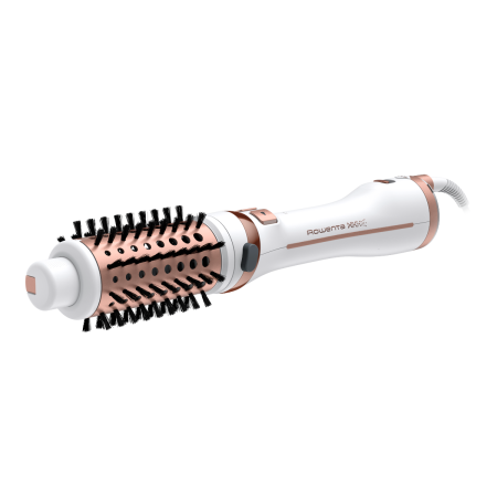Perie rotativa cu aer cald Rowenta Brush Activ Ultimate Care CF9720F0, tehnologie Careful Heat, invelis quart ceramic, tehnologie Ionic Booster, design compact, 3 trepte de viteza, concentrator, alb [18]