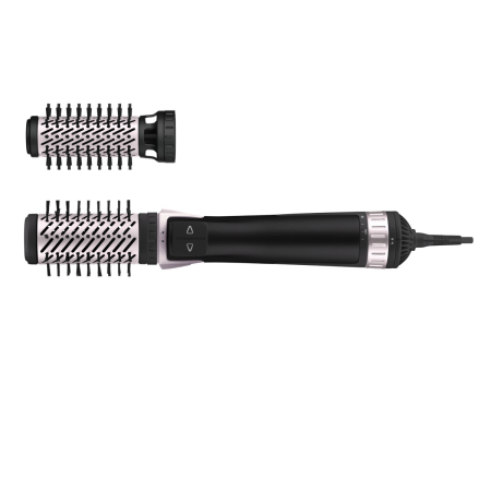 Perie rotativa Rowenta Brush Activ' Dry & Style CF9550F0, 1000 W, generator de ioni, jet de aer rece, inel de agatare, negru [4]
