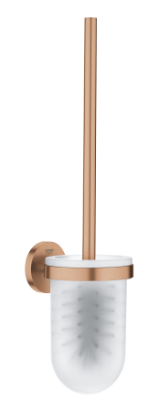 Accesorii WC - Perie WC Grohe 41185DL0, Start, aparenta, metal/sticla, mat, cupru
