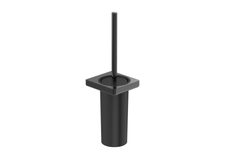 Baie - Perie WC Roca A817036NM0, 120 mm, 408 mm, 2 orificii instalare, pe perete, metal, plastic, perie wc, Negru