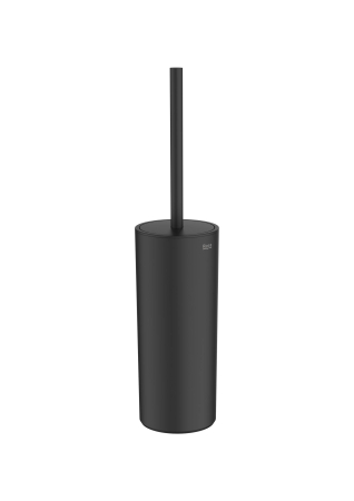 Baie - Perie WC Roca A817891NB0, 94 mm, 370 mm, 1 orificii instalare, pe podea, metal, elemente fixare ascunse, Negru