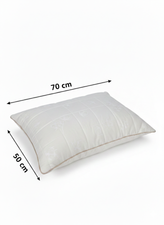 Perna Brius Bumbac Lux, Banda climaterica, 50x70, Alb / Air Mesh, Intretinere, Lavabila la masina (30°C) [4]