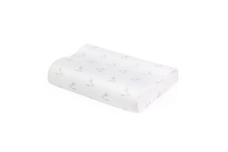Perna Brius Ergonomica, Microfibra super soft, Umplutura perna, Burete memory foam, Burete Memory Lavender, 40x60 [1]