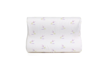 Perna Brius Ergonomica, Microfibra super soft, Umplutura perna, Burete memory foam, Burete Memory Lavender, 40x60 [2]