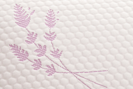 Perna Brius Memory Tricot Lavander, Tricot 100%, infuzie cu ulei de lavanda, Umplutura perna, Burete memory foam, 40x70 [1]
