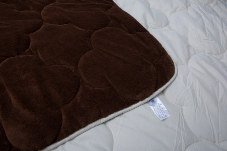 Pilota Brius De Iarna, Microfibra tip coral fleece, Umplutura pilota, Fibre de silicon 300 gr/mp, Cappuccino [3]
