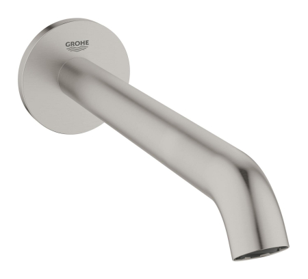 Baie - Pipa cada Grohe 13449DC1, Essence, 1/2'', 221 mm, mat, otel satinat