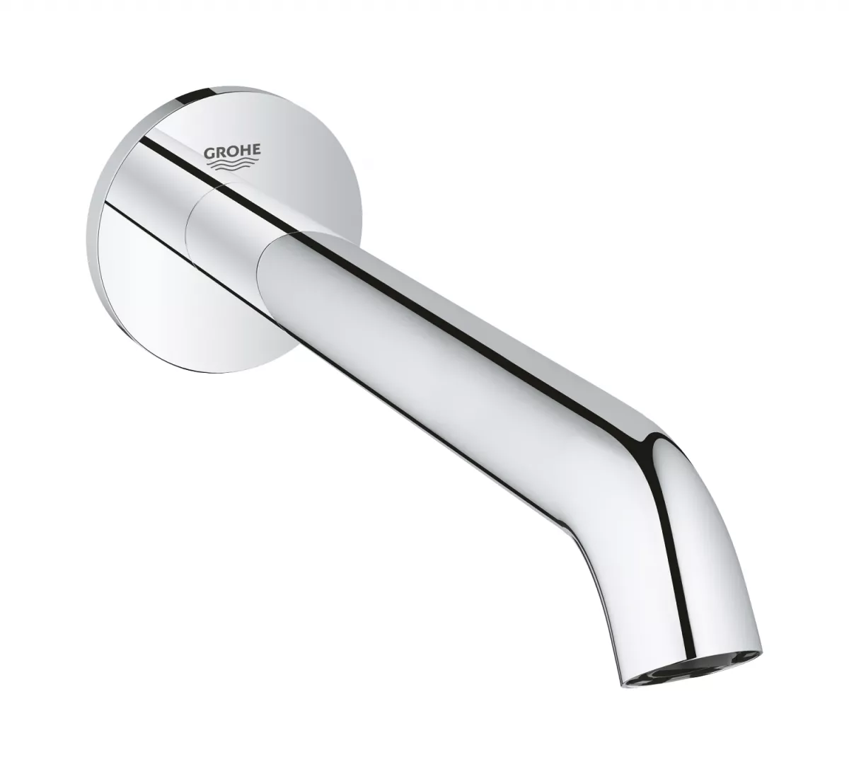 Baterii cada si dus - Pipa cada Grohe Essence, 1/2'', incastrata, 220 mm, aerator, crom, 13449001
