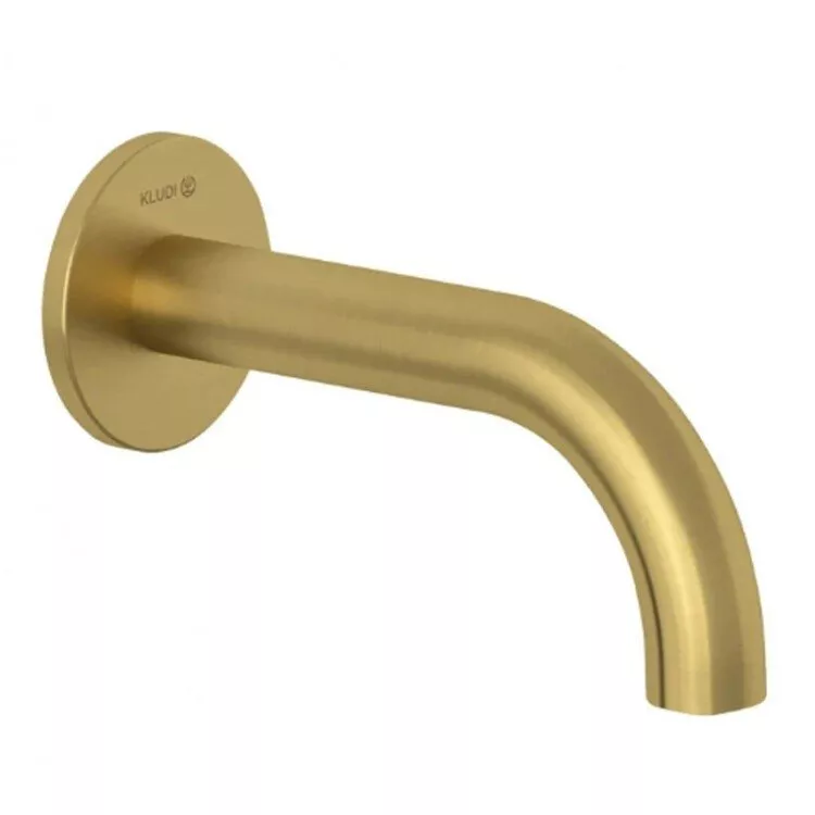 Baterii sanitare - Pipa cada Kludi Bozz, 1/2'', 160 mm, mat, auriu, 38505N0